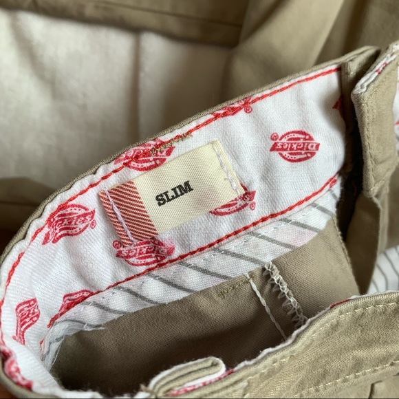 3/$30 Dickies Khaki Flare Pants - Picture 2 of 3